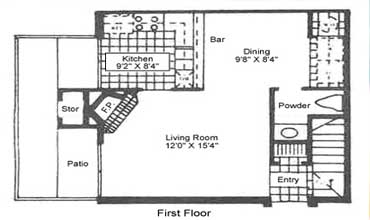 hidden bend townhomes floorplans